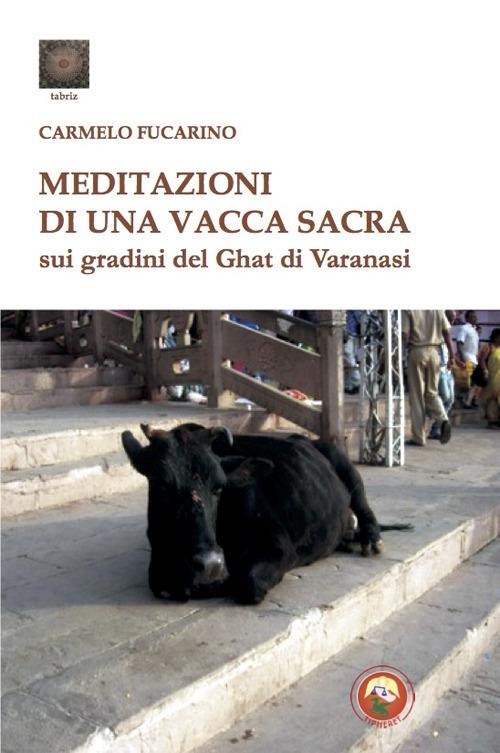 Meditazioni di una vacca sacra sui gradini del Ghat di Varanasi - Carmelo Fucarino - copertina