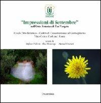 «Impressioni di settembre» nell'orto botanico di Tor Vergata - copertina