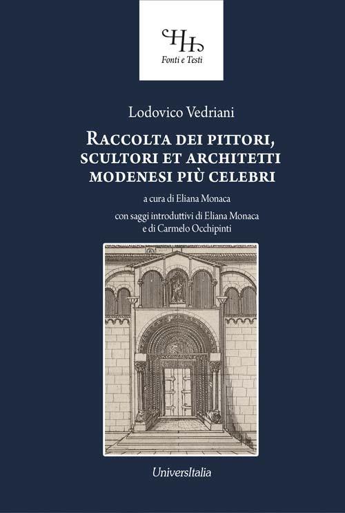 Raccolta dei pittori, scultori et architetti modenesi più celebri - Ludovico Vedriani - copertina