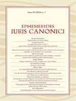 Ephemerides Iuris canonici (2016). Vol. 1