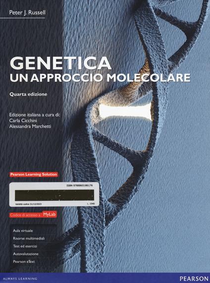 Genetica. Un approccio molecolare. Ediz. MyLab. Con espansione online - Peter J. Russell - copertina