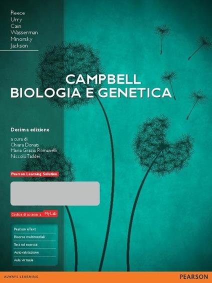 Campbell. Biologia e genetica. Ediz. mylab. Con aggiornamento online. Con e-book - copertina