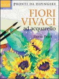 Fiori vivaci ad acquarello - Fiona Peart - copertina
