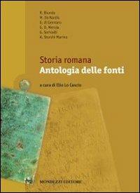 Storia romana. Antologia delle fonti - copertina