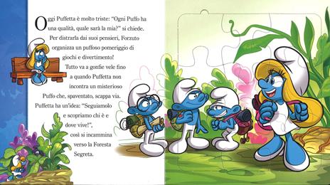 Il villaggio perduto. I puffi. Libro puzzle. Ediz. a colori - Peyo - 2