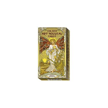 Golden art nouveau. Mini tarot. Ediz. multilingue - Giulia Massaglia - copertina