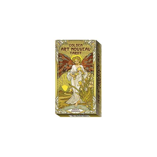 Golden art nouveau. Mini tarot. Ediz. multilingue - Giulia Massaglia - copertina