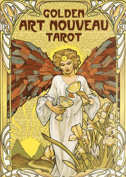 Golden art nouveau tarot. Grand trumps. Con Libro - copertina