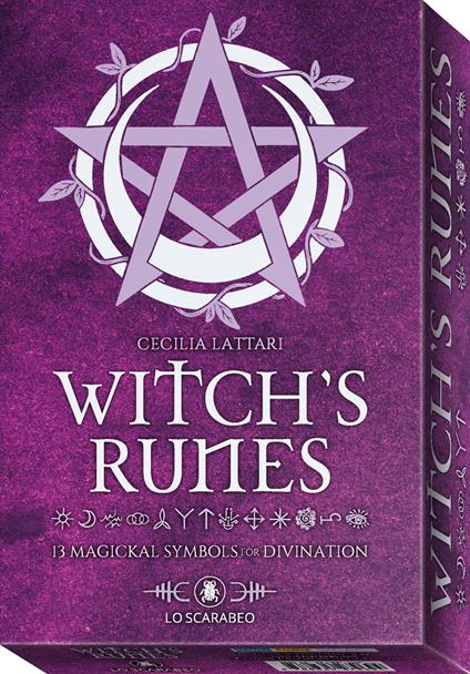Witch's runes kit. Ediz. italiana. Con 13 rune - Cecilia Lattari - copertina