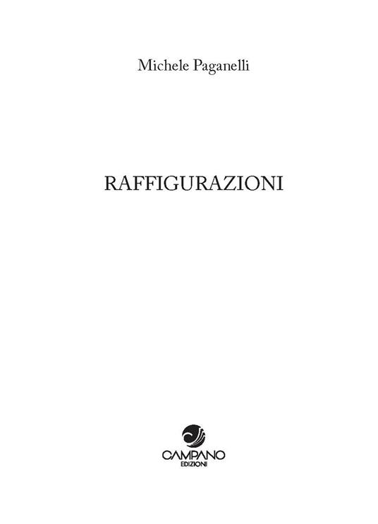 Raffigurazioni - Michele Paganelli - copertina