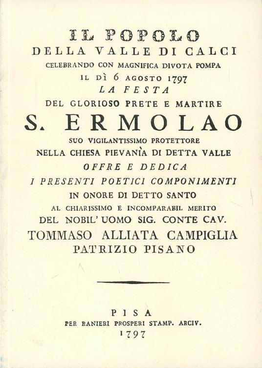 S. Ermolao - copertina