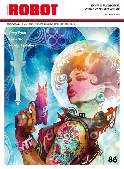 Robot. Rivista di fantascienza (2019). Vol. 86 - copertina