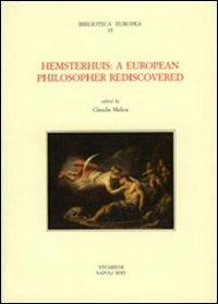 Hemsterhuis. A European philosopher rediscovered - copertina