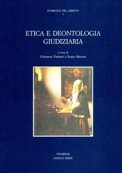 Etica e deontologia giudiziaria - copertina