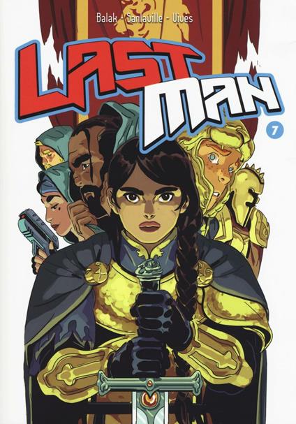 Last man. Con adesivi. Vol. 7 - Balak,Michaël Sanlaville,Bastien Vivès - copertina