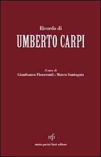 Ricordo di Umberto Capri - copertina