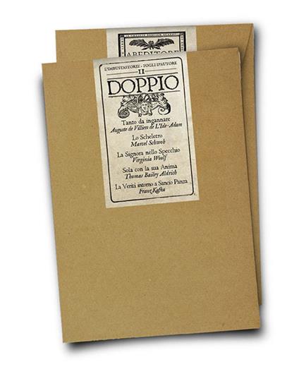 Il doppio: Tanto da ingannare-Lo scheletro-La signora nello specchio-Sola con la sua anima-La verità intorno a Sancio Panza - P. A. Villiers de L'Isle-Adam,Marcel Schwob,Virginia Woolf - copertina