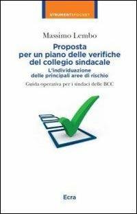 Proposta per un piano delle verifiche del collegio sindacale - Massimo Lembo - copertina