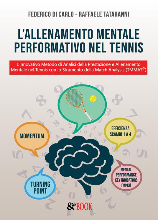 L'allenamento mentale performativo nel tennis. L’innovativo metodo di analisi della prestazione e allenamento mentale nel tennis con lo strumento della match analysis (TMMAT©) - Federico Di Carlo,Raffaele Tataranni - copertina