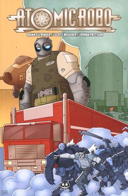 Atomic Robo e il fantasma della stazione X. Atomic Robo. Vol. 6 - Brian Clevinger - copertina