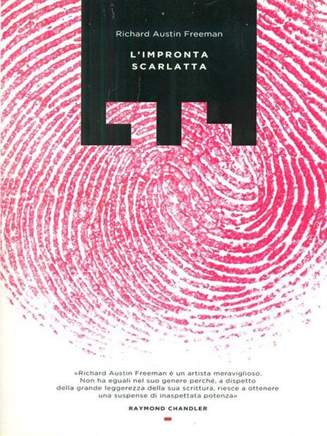 L'impronta scarlatta - Richard Austin Freeman - copertina
