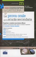 La prova orale del concorso per le classi A038, A047, A049, A059, A060