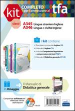 TFA. Classi A345-A346 per prove scritte e orali. Manuale di teoria ed esercizi di lingua e cultura inglese. Kit completo. Con software di simulazione