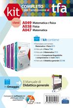 TFA. Classe A049-A038-A047 per prove scritte e orali. Manuali di teoria ed esercizi di matematica e fisica... Kit completo. Con software di simulazione