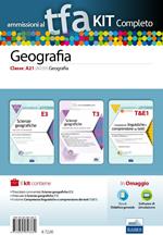 TFA. Geografia classe A21 (A039) per prove scritte e orali. Kit completo. Con software di simulazione