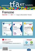 TFA. Francese classi A25 (A245), A24 (A246) per prove scritte e orali. Kit completo. Con software di simulazione