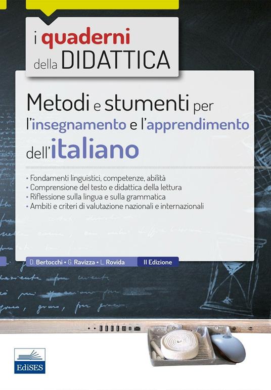 Metodi e strumenti per l'insegnamento e l'apprendimento dell'italiano - Daniela Bertocchi,Gabriella Ravizza,Letizia Rovida - copertina