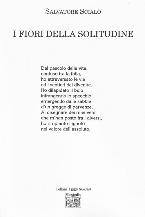 I fiori della solitudine - Salvatore Scialò - copertina
