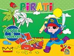 Pirati. Poster da colorare