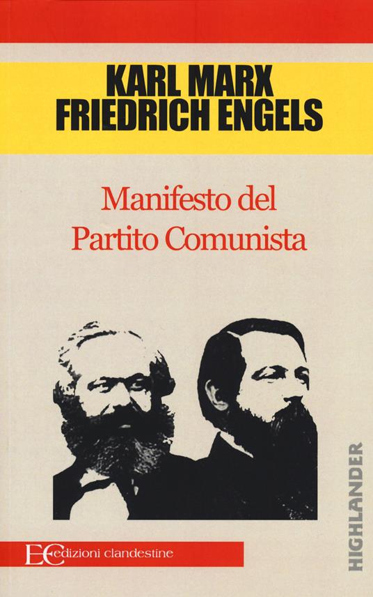 Il manifesto del Partito Comunista - Karl Marx,Friedrich Engels - copertina