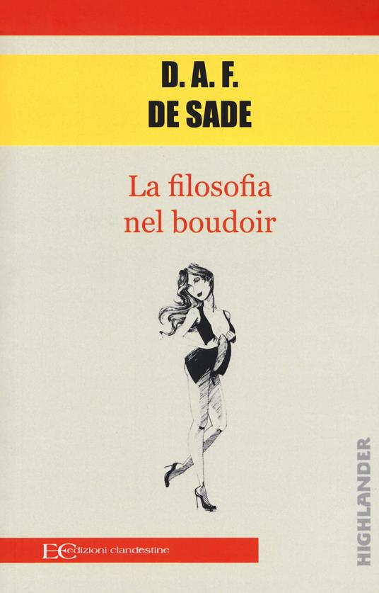 La filosofia del boudoir - François de Sade - copertina