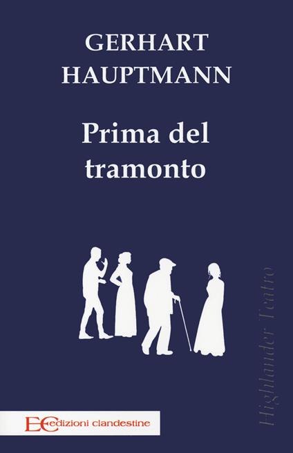 Prima del tramonto - Gerhart Hauptmann - copertina