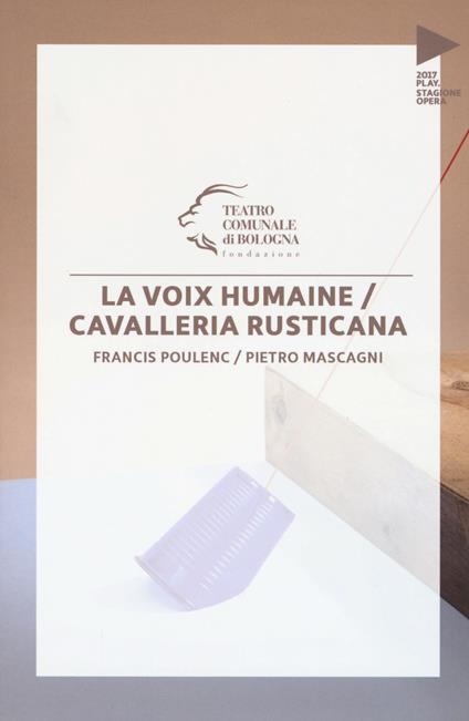 Francis Poulenc. Pietro Mascagni. La voix humaine. Cavalleria rusticana - copertina