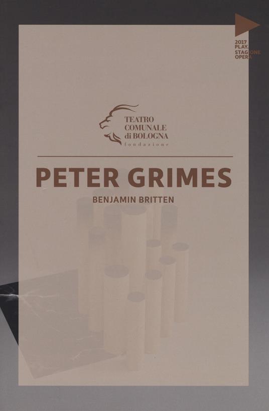 Benjamin Britten. Peter Grimes. Testo inglese a fronte - copertina