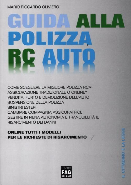 Guida alla polizza RC auto - Mario Riccardo Oliviero - copertina