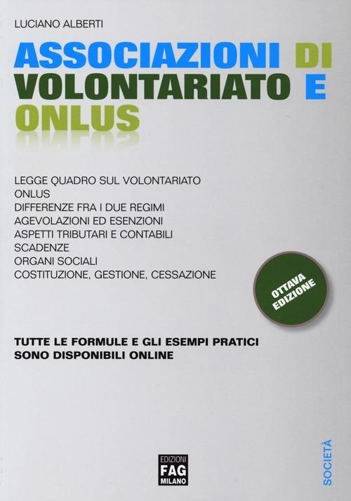 Associazioni di volontariato e Onlus - Luciano Alberti - copertina