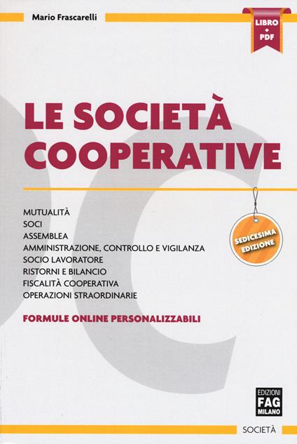 Le società cooperative - Mario Frascarelli - copertina