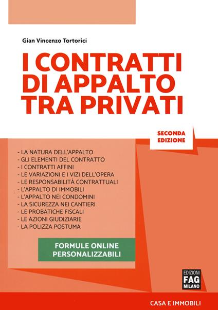 I contratti di appalto fra privati. Con espansione online - Gian Vincenzo Tortorici - copertina