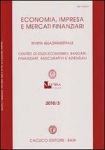 Economia, impresa e mercati finanziari (2010). Vol. 3