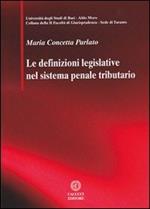 Le difinizioni legislative nel sistema penale tributario