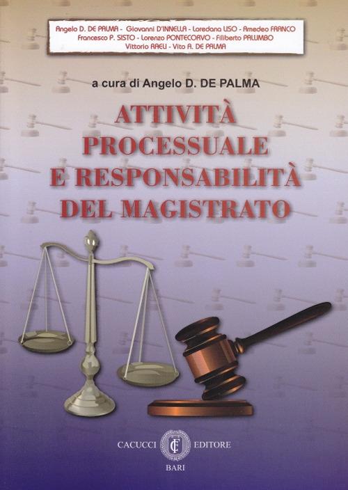 Attività processuale e responsabilità del magistrato - copertina