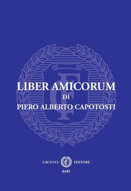 Liber amicorum di Pier Alberto Capotosti - copertina
