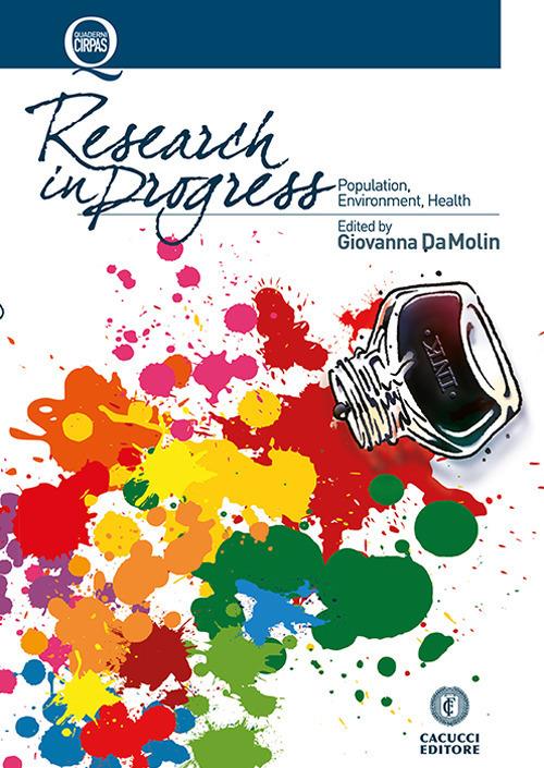 Research in progress. Population, environment, health - copertina