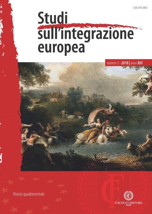 Studi sull'integrazione europea (2018). Vol. 2 - copertina