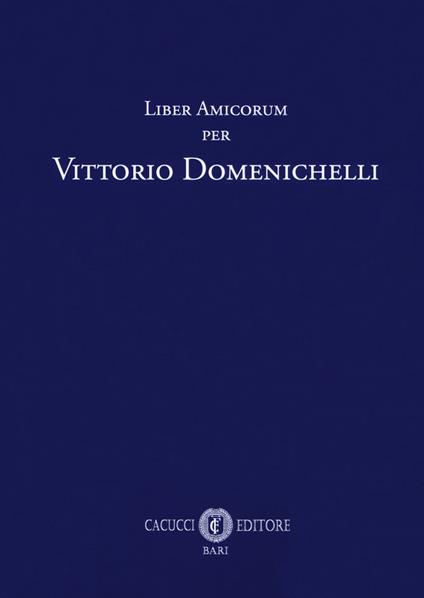 Liber amicorum per Vittorio Domenichelli - copertina