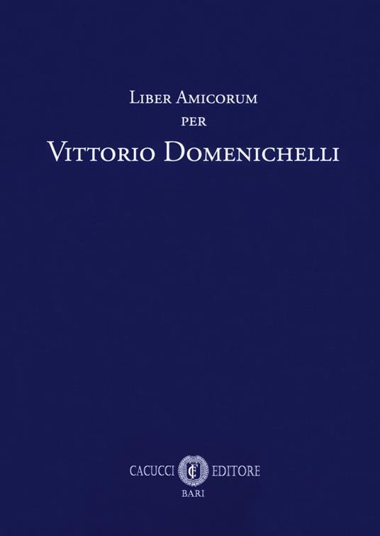 Liber amicorum per Vittorio Domenichelli - copertina